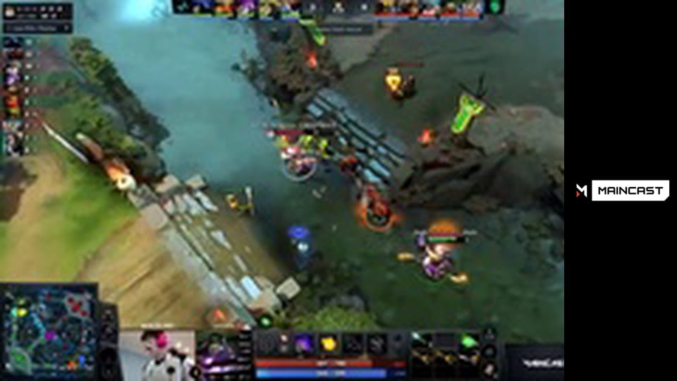 Team Falcons vs Parivision. Гра 1. DreamLeague Season 27.