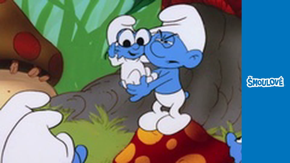 Šmoulovitě červená skvrna / Trojský taťka šmoula