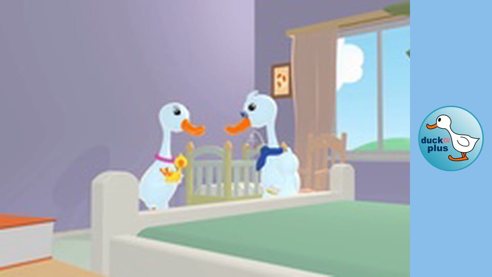 Ducky and Fluffy - Making Footprint