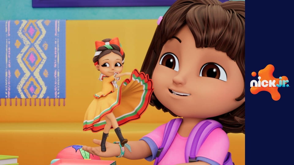 Dora S1E3 - Velká červená slepice, vstávej / Záhadný dárek