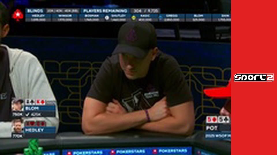 Poker - WSOP, sestřih hlavních událostí 15/2, repríza, HD
