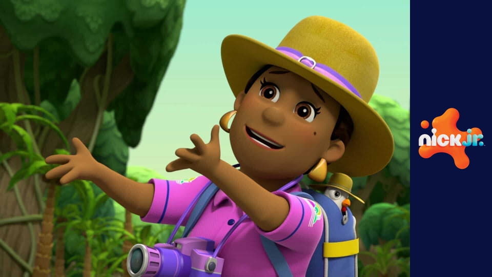 Psi patrol S5E4 - Pieski w ciemnościach ratują Skye / Pieski łapią bryłę złota