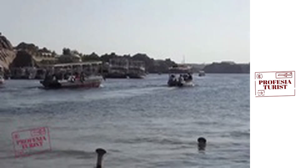 Храмът на Изида достъпен само по вода (Египет)