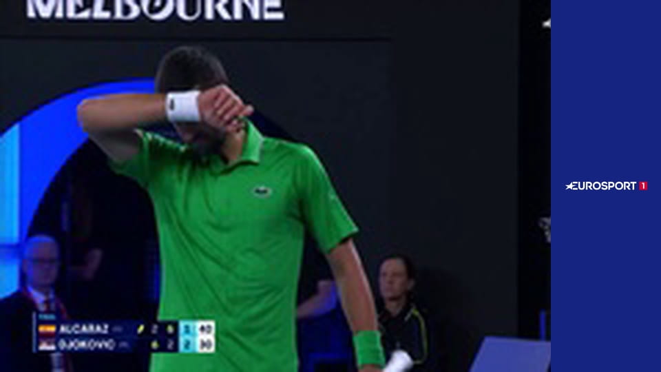 Теннис. Australian Open. Мужчины. Финал. Карлос Алькарас (Испания) - Новак Джокович (Сербия).