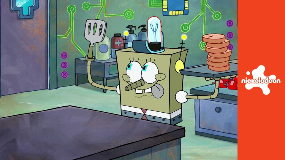 SpongeBob Kanciastoporty S13E291 - Wygłupy na basenie / Ojciec z Gapy