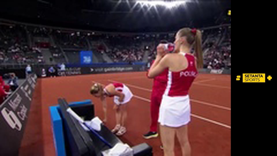 Теніс. Кубок Біллі Джин Кінг. Кваліфікація. Польща - Україна. Пари. Пряма трансляція.