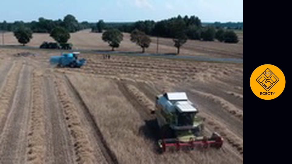 Żniwa na polskiej wsi *pierwszy raz w kombajnie