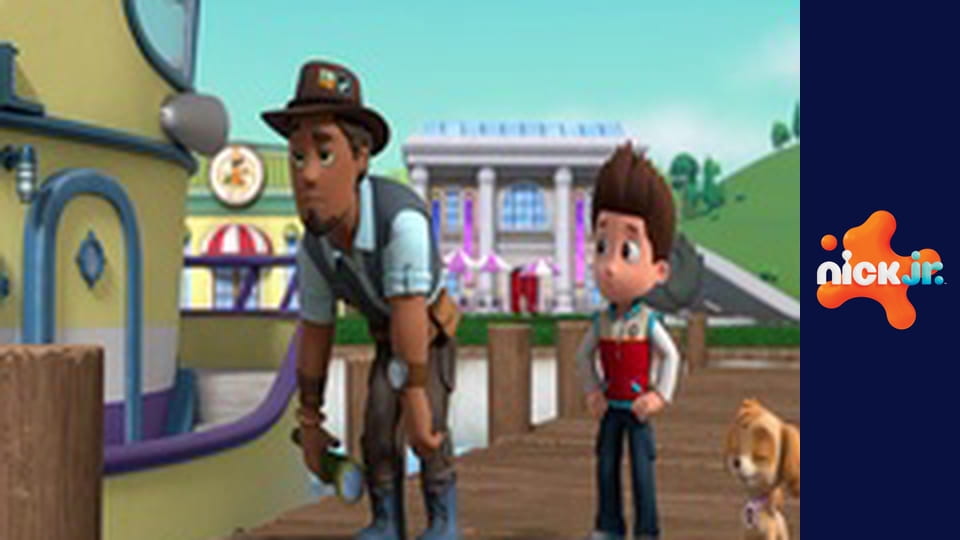 М/с "Щенячий патруль", 8 сезон, 17 с. "Щенята рятують мандрівника Тревіса від Білла-велетня".