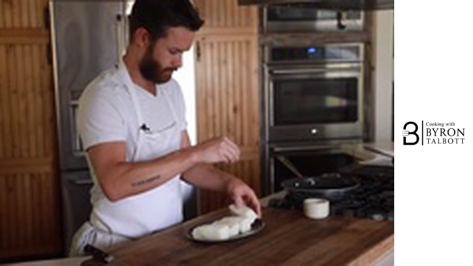 Walnut Crusted Chilean Sea Bass and Honey Candied Walnut Ice Cream