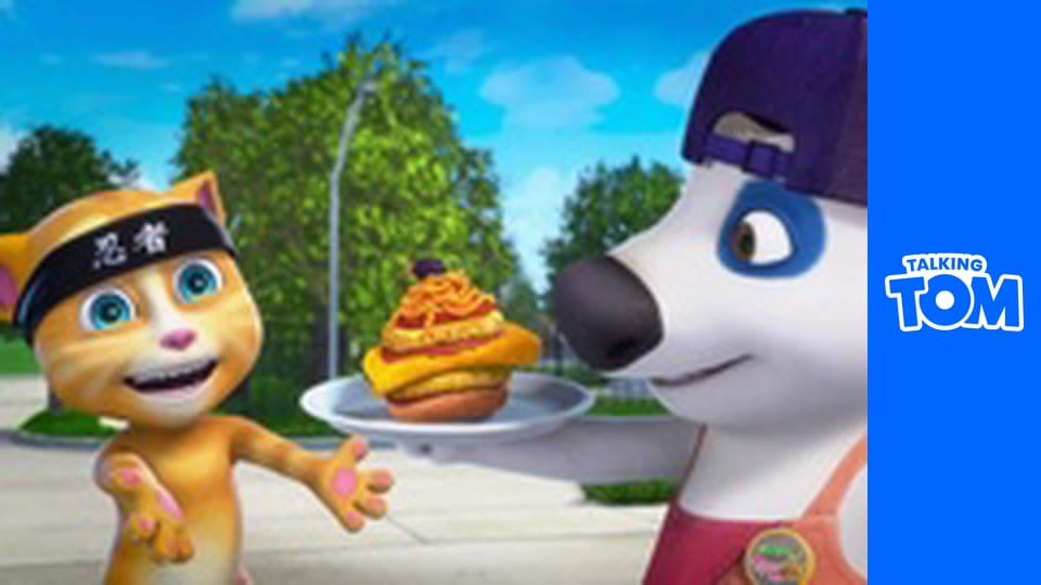 Talking Tom & Friends - Taco Spaghetti Burger S2E12