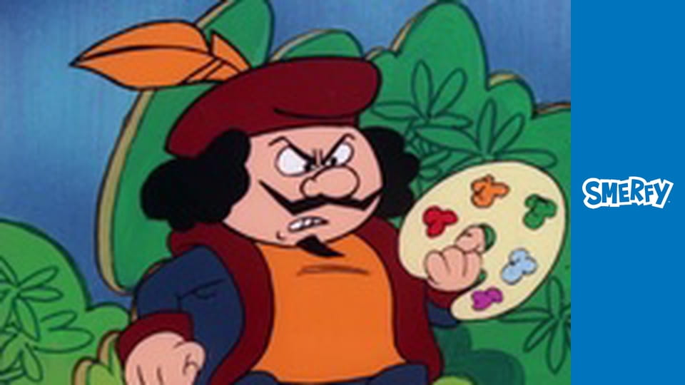 Każdy obraz smerfuje historię