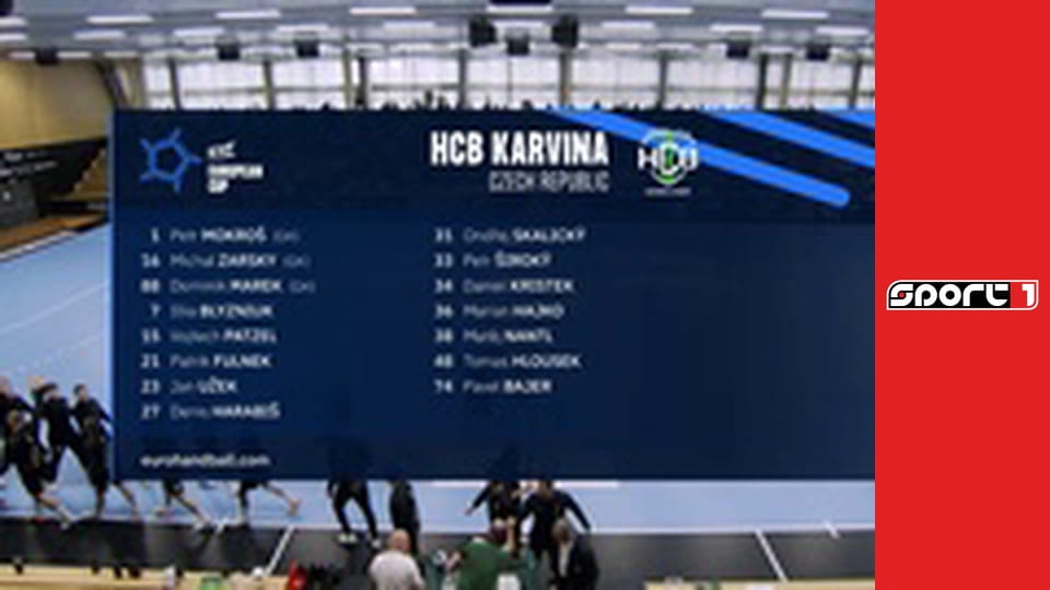 Házená - HCB Karviná - HC Izvidac