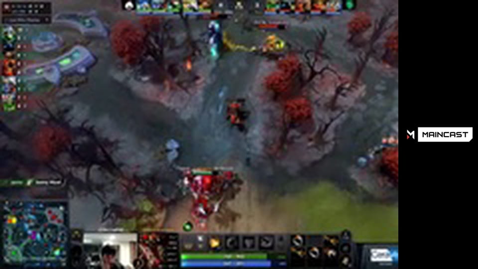 Team Falcons vs Team Spirit. Гра 1. DreamLeague S27.