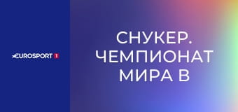 Снукер. Чемпионат мира в Шеффилде, Великобритания. Финал. День 2. Сессия 2.