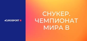 Снукер. Чемпионат мира в Шеффилде, Великобритания. Финал. День 2. Сессия 2.