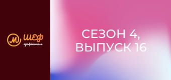 Сезон 4, Выпуск 16