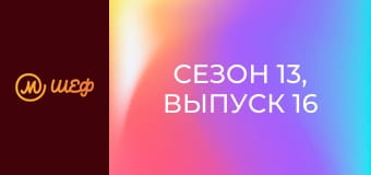Сезон 13, Выпуск 16