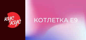 Котлетка E9