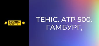 Теніс. ATP 500. Гамбург, Німеччина. 1/4 фіналу. Пряма трансляція.