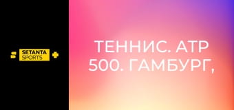 Теннис. ATP 500. Гамбург, Германия. 1/4 финала. Прямая трансляция.