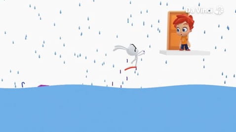 14. Сломанный зонтик.