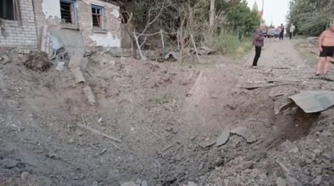 9. The enemy struck a rocket strike on Kramatorsk