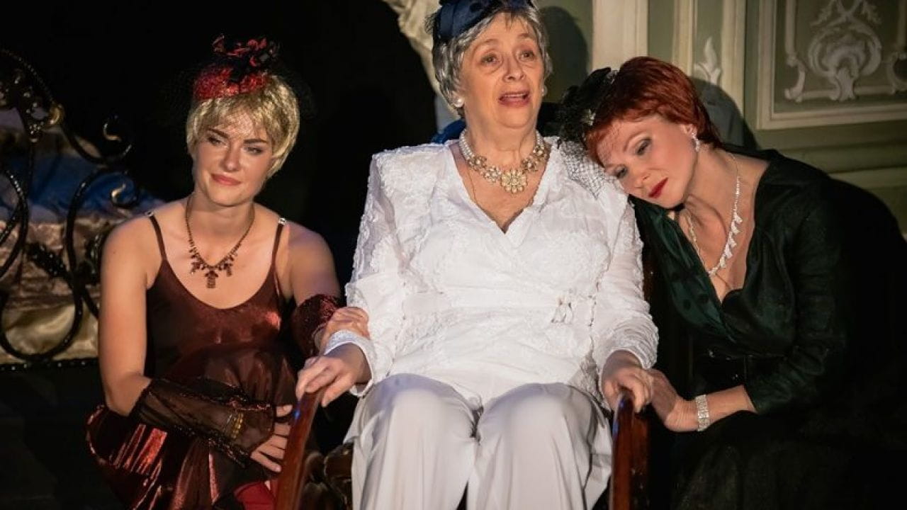 Three tall women