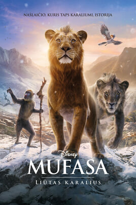 Žiūrėti Mufasa Liūtas karalius internete