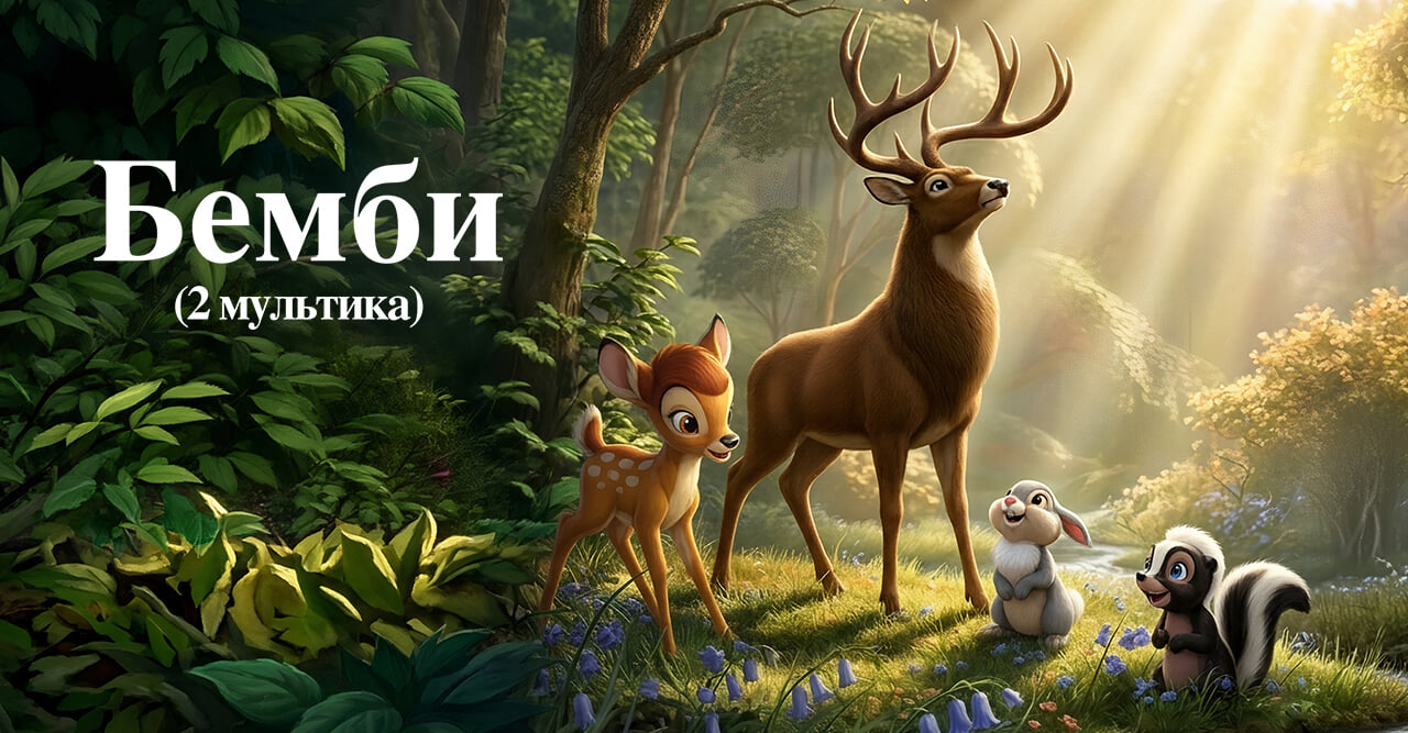 Bambi (2 cartoons)