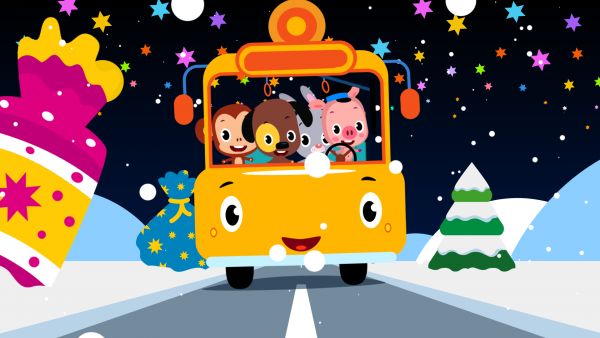 Детские песни (2020) – колеса автобуса крутятся (зима)